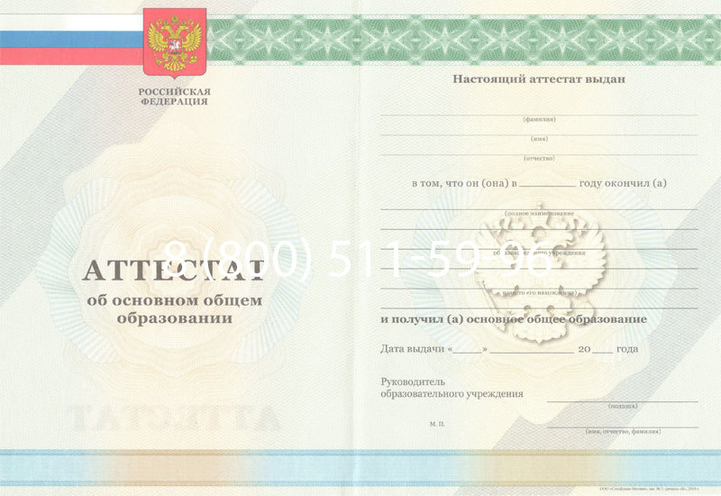 Купить Аттестат за 9 класс 2011-2013 годов в Новочеркасске Купить Аттестат за 9 класс 2011-2013 годов в Новочеркасске