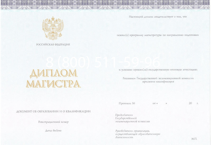 Купить Диплом магистра (КИРЖАЧ) 2014-2024 годов в Новочеркасске